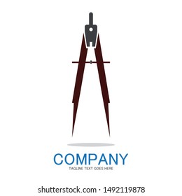 COMPASS ICON.FLAT ILLUSTRATION OF COMPASS-VECTOR ICON COMPASS SIGN SYMBOL TEMPLATE
