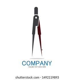 COMPASS ICON.FLAT ILLUSTRATION OF COMPASS-VECTOR ICON COMPASS SIGN SYMBOL TEMPLATE
