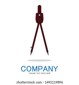 COMPASS ICON.FLAT ILLUSTRATION OF COMPASS-VECTOR ICON COMPASS SIGN SYMBOL TEMPLATE