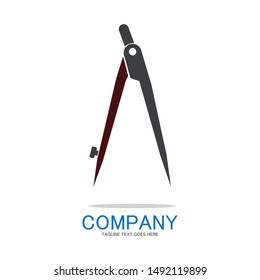 COMPASS ICON.FLAT ILLUSTRATION OF COMPASS-VECTOR ICON COMPASS SIGN SYMBOL TEMPLATE