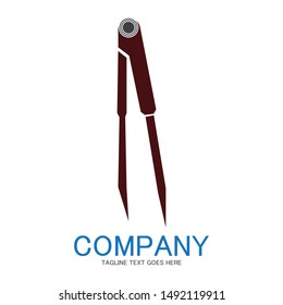 COMPASS ICON.FLAT ILLUSTRATION OF COMPASS-VECTOR ICON COMPASS SIGN SYMBOL TEMPLATE