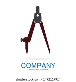 COMPASS ICON.FLAT ILLUSTRATION OF COMPASS-VECTOR ICON COMPASS SIGN SYMBOL TEMPLATE