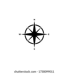 Compass icon.Navigation sign..Vector illustration of compass