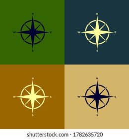 Compass icon.Navigation sign.Vector illustration compass