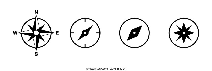 Layoutsymbole gesetzt. Symbol für Pfeilkompass und Symbol