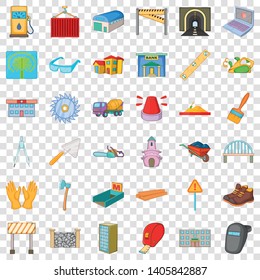 Compass icons set. Cartoon style of 36 compass vector icons for web for any design