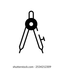 Compass icons set five different style vector stock illustration
