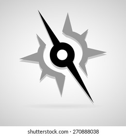 compass icons set great for any use. Vector EPS10.