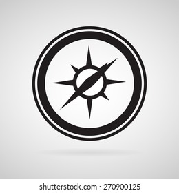 compass icons set great for any use. Vector EPS10.