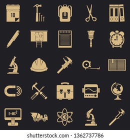 Compass icons set. Simple set of 25 compass vector icons for web for any design