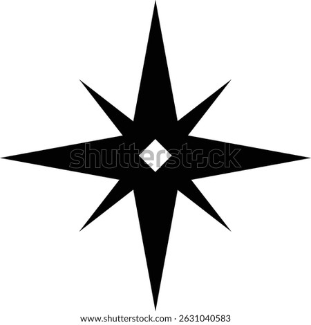 
Compass icons set. Vector compass icons. Compass rose sign. Star icon navigation. Northern Star. Compass symbol in line. Stock vector illustration
