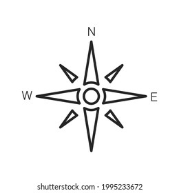 compass icons symbol vector elements for infographic web