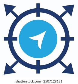  Compass icons. of vector compass icons.