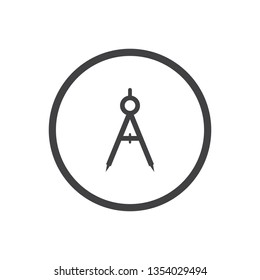 Compass icon,symbol and vector,Can be used for web, print and mobile