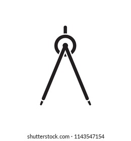 Compass icon,technical sign