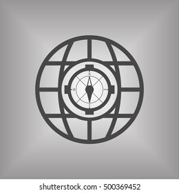  compass icon,vector.