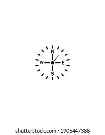 compass icon,vector best flat icon.