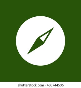  Compass icon,vector. Flat design.