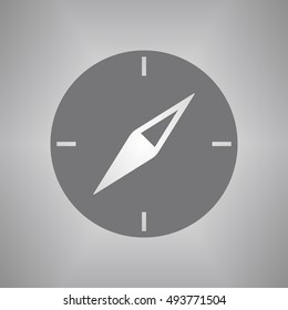  Compass icon,vector. Flat design.