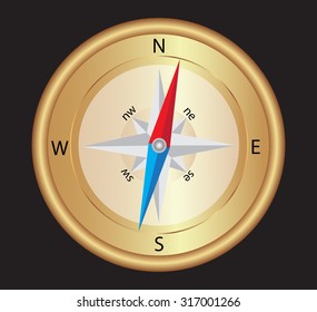 Compass icon.Vector illustration.