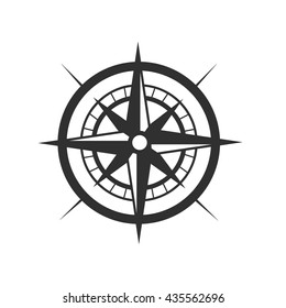 Compass isolated. Travel concept