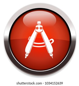compass isolated vector icon
