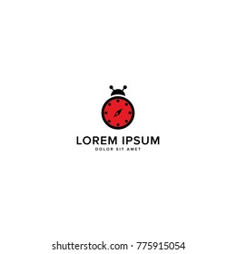 compass and ladybug