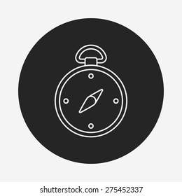 compass line icon
