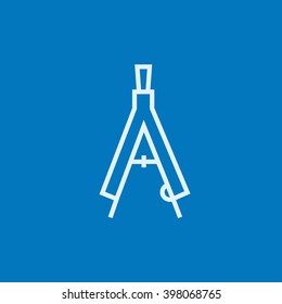 Compass line icon.