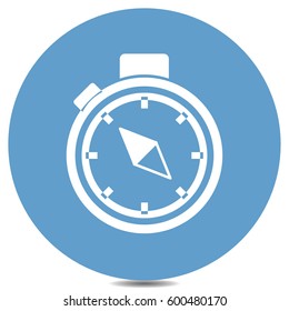 compass line icon