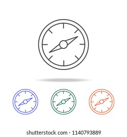 Compass line icon. Elements of journey in multi colored icons. Premium quality graphic design icon. Simple icon for websites, web design, mobile app, info graphics