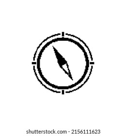 Compass line icon. linear style sign for mobile concept and web design. Compass outline vector icon. Symbol, logo illustration. Vector graphics