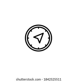 Kompasszeilensymbol, Layoutsymbol, Vektorsymbol