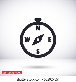  compass. line vector icon