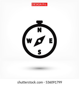  compass. line vector icon