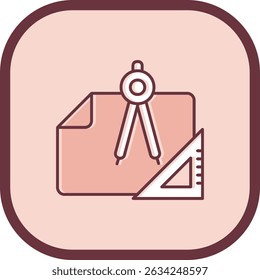 Kompasslinie, Vektorsymbol-Design