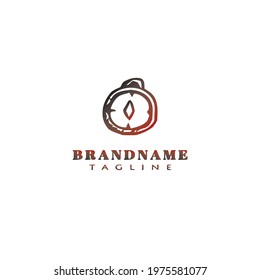 compass logo cartoon icon design modern template vector illustration