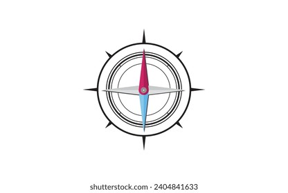 compass logo design clock logo design 