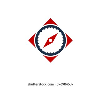 Compass Logo Design Element