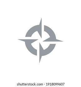 compass logo design with geometry