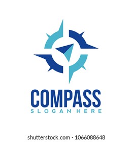 compass logo design template