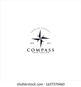 Compass Logo design template idea