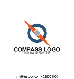 Compass Logo Design Template Vector