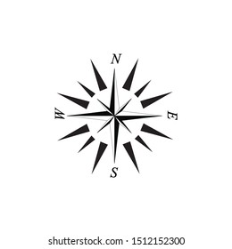 Compass Logo Design Vector Template Icon Stock Vector (Royalty Free ...