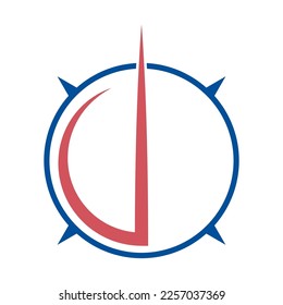 Compass logo icon design illustration