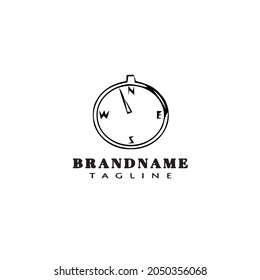 compass logo icon design template modern isolated vector illustration