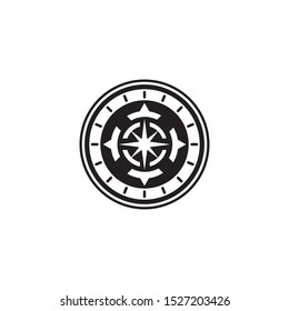 Compass logo icon design vector template