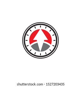 Compass logo icon design vector template
