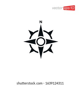 Compass Logo Icon Design Vector