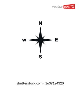 Compass Logo Icon Design Vector